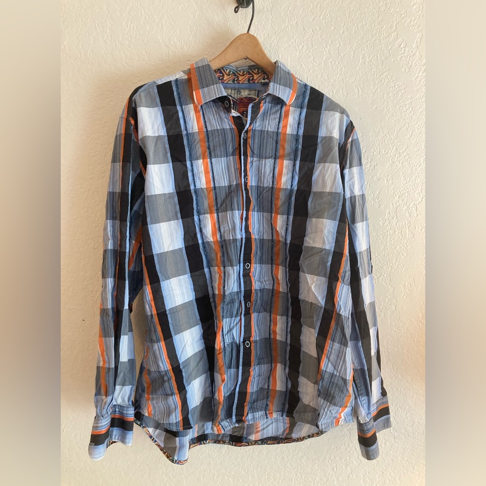 Robert Graham Mens 2XL Button Down Shirt